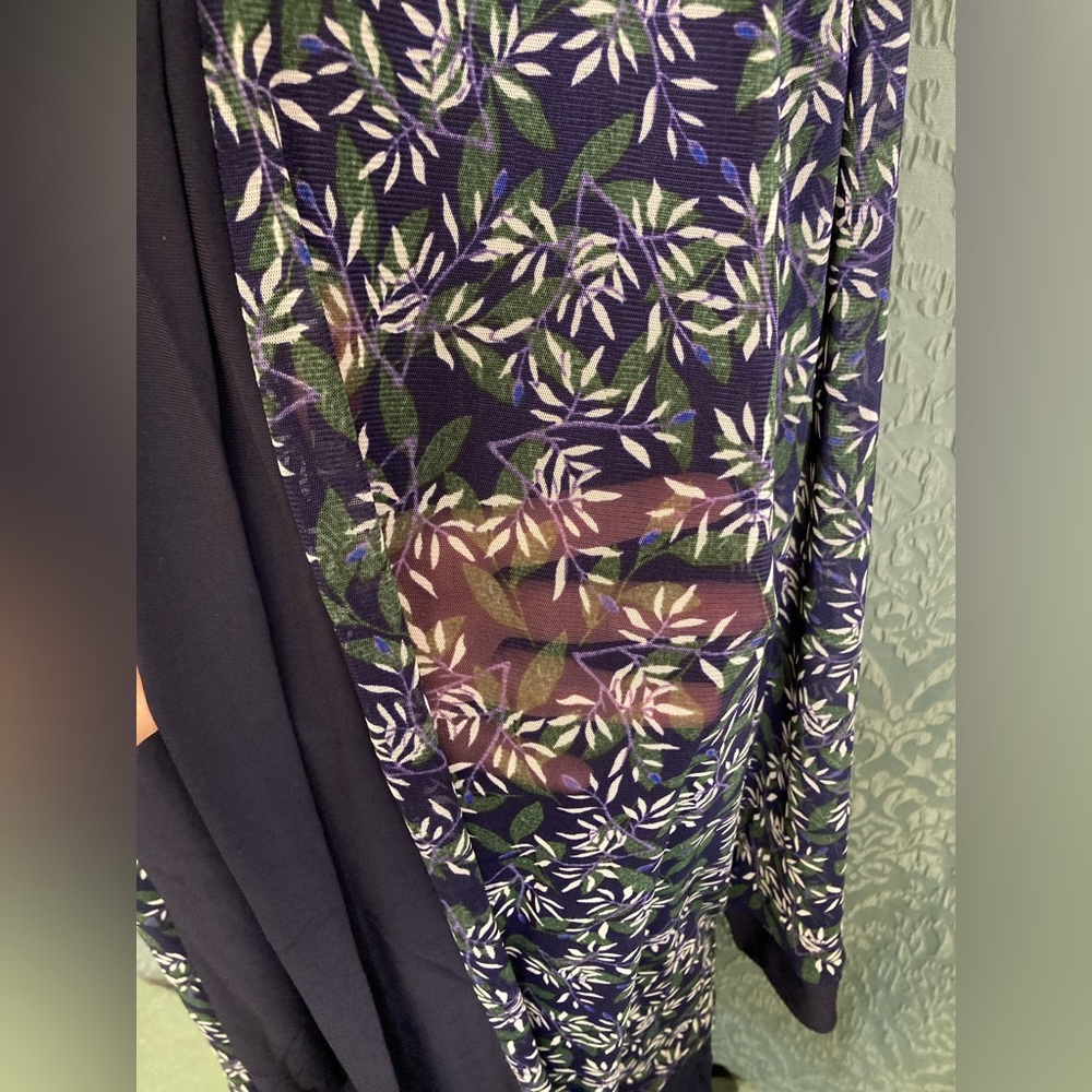 NY Collection | NWT Women’s 2 Piece Set Floral Sheer Cardigan & Dress - Picture 7 of 8